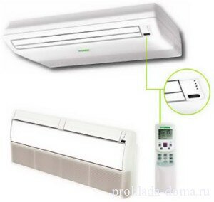 Напольно-потолочные сплит-системы - экономия пространства